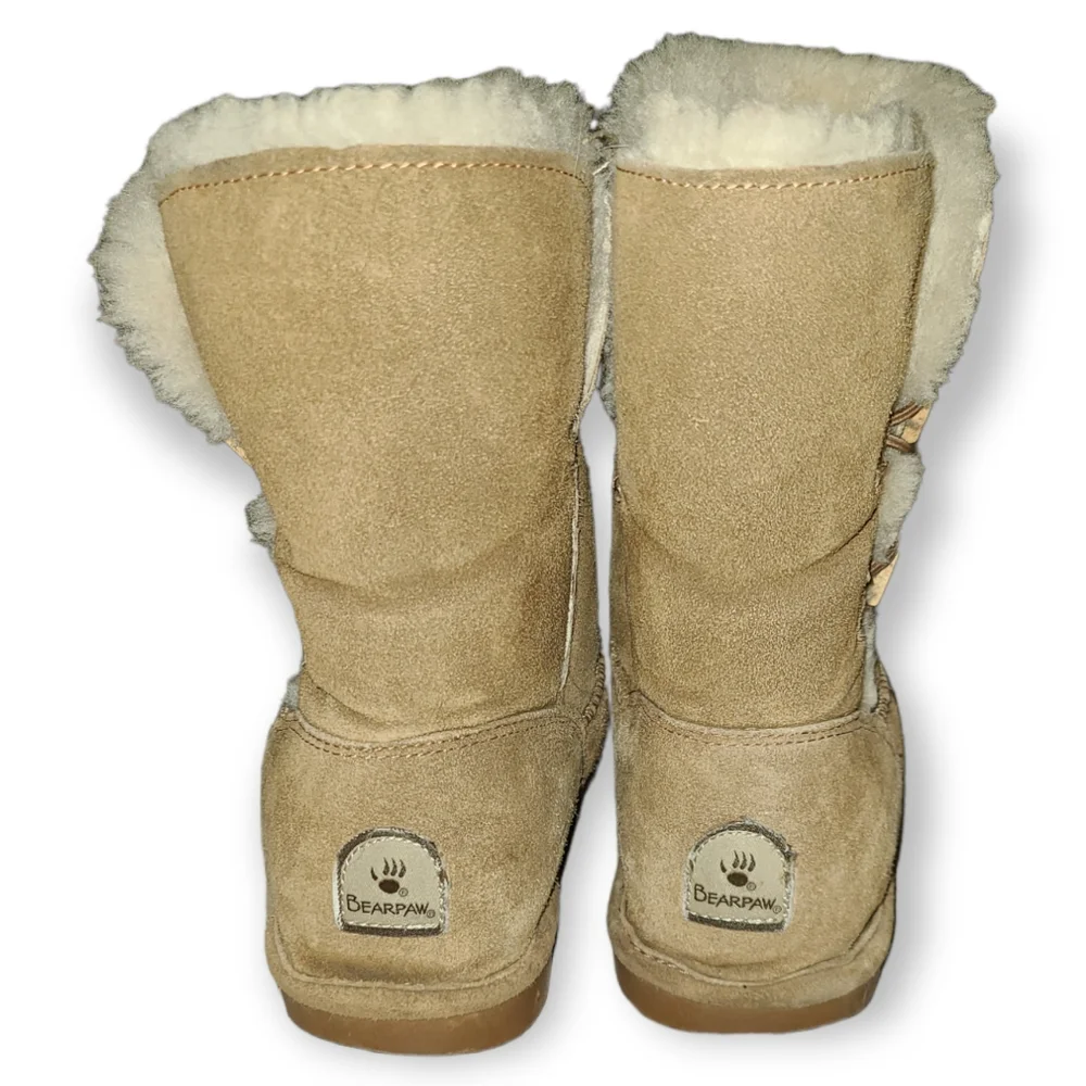 BearPaw Abigail Mid Calf Tan Boot